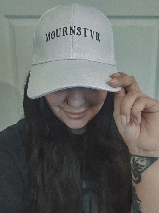 MOURNSTVR DAD CAP (WHITE)